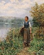 Daniel Ridgeway Knight The fishman wife china oil painting reproduction